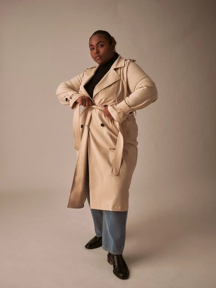 Universal Standard park soft trench